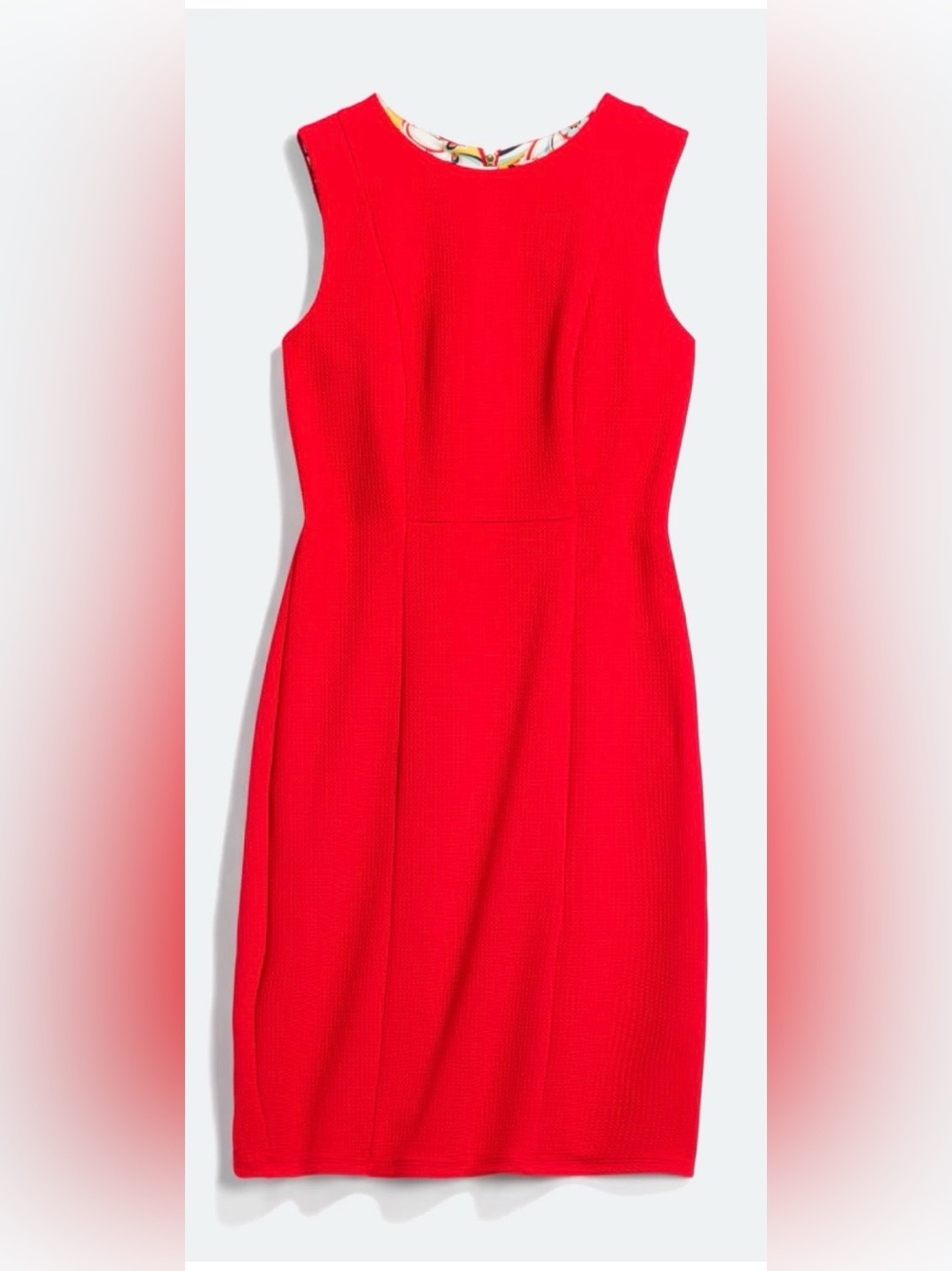 NWT-Calista Textured Knit Dress - Red